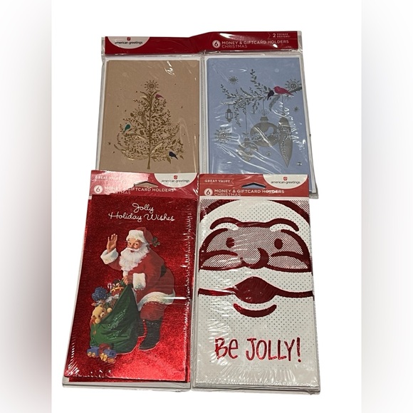 New Set of 18 Christmas Money /Gift Card‎ Holders New & Sealed. Variety - Picture 1 of 7